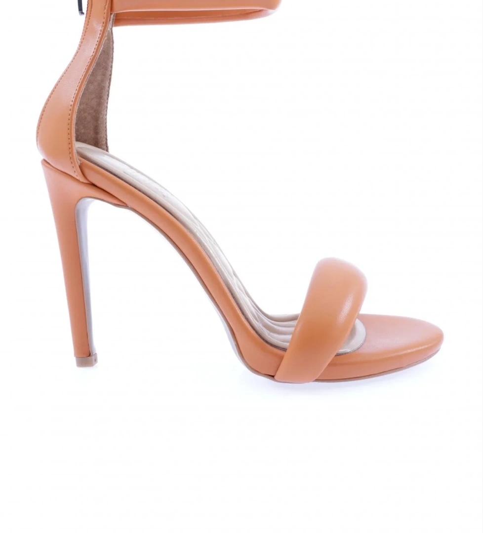 8047-23Y Kadin Bilekten Bağli Tek Bantli Topuklu Ayakkabi