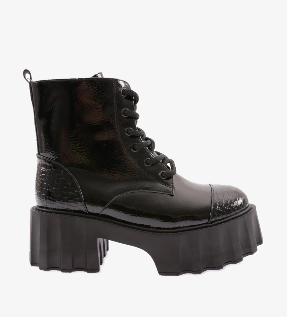 Es802 Kadin Kalin Taban Bağcikli Bot - Görsel 1