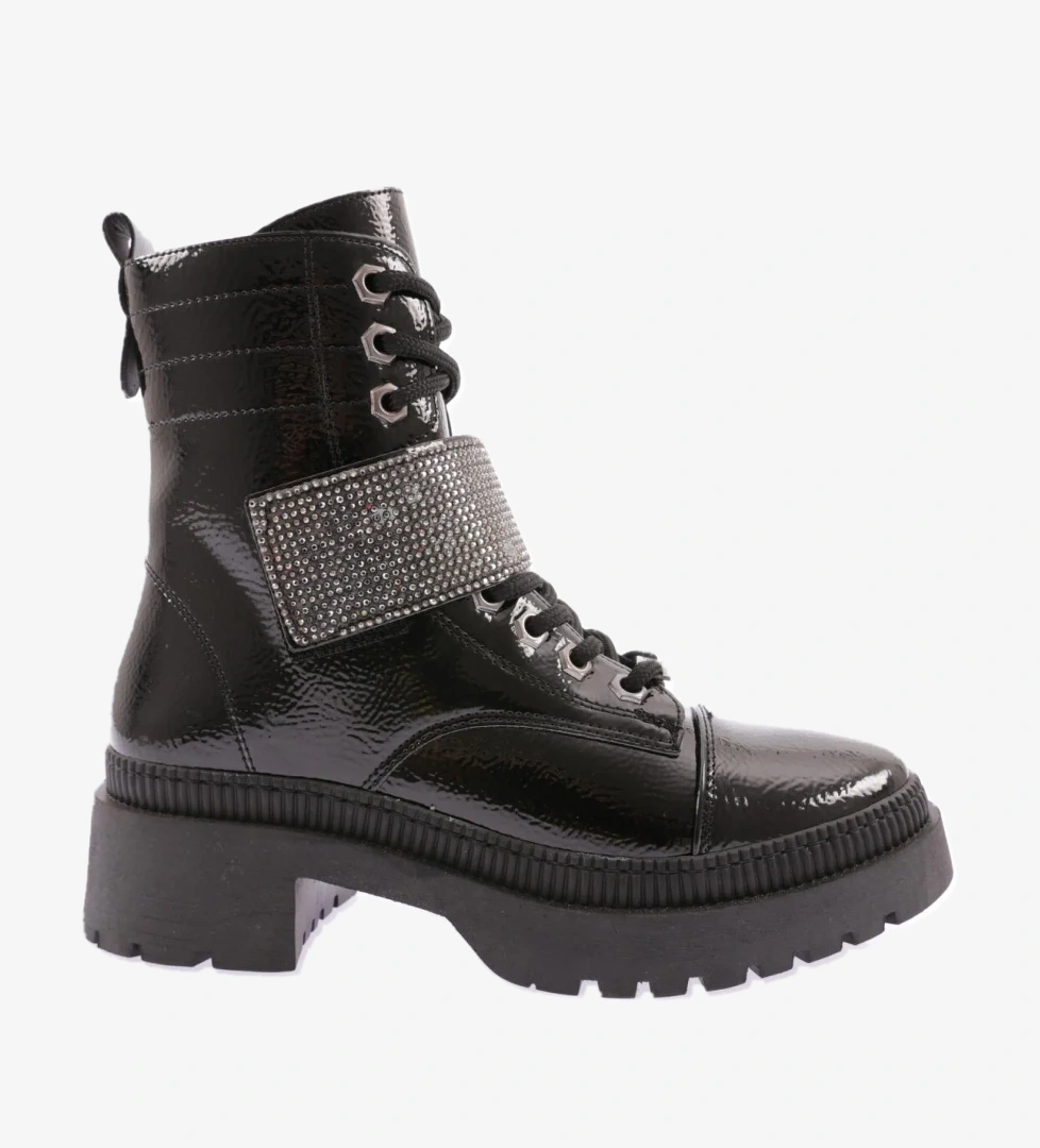 K9068 Kadin Silver Taş Bantli Bağcikli Bot