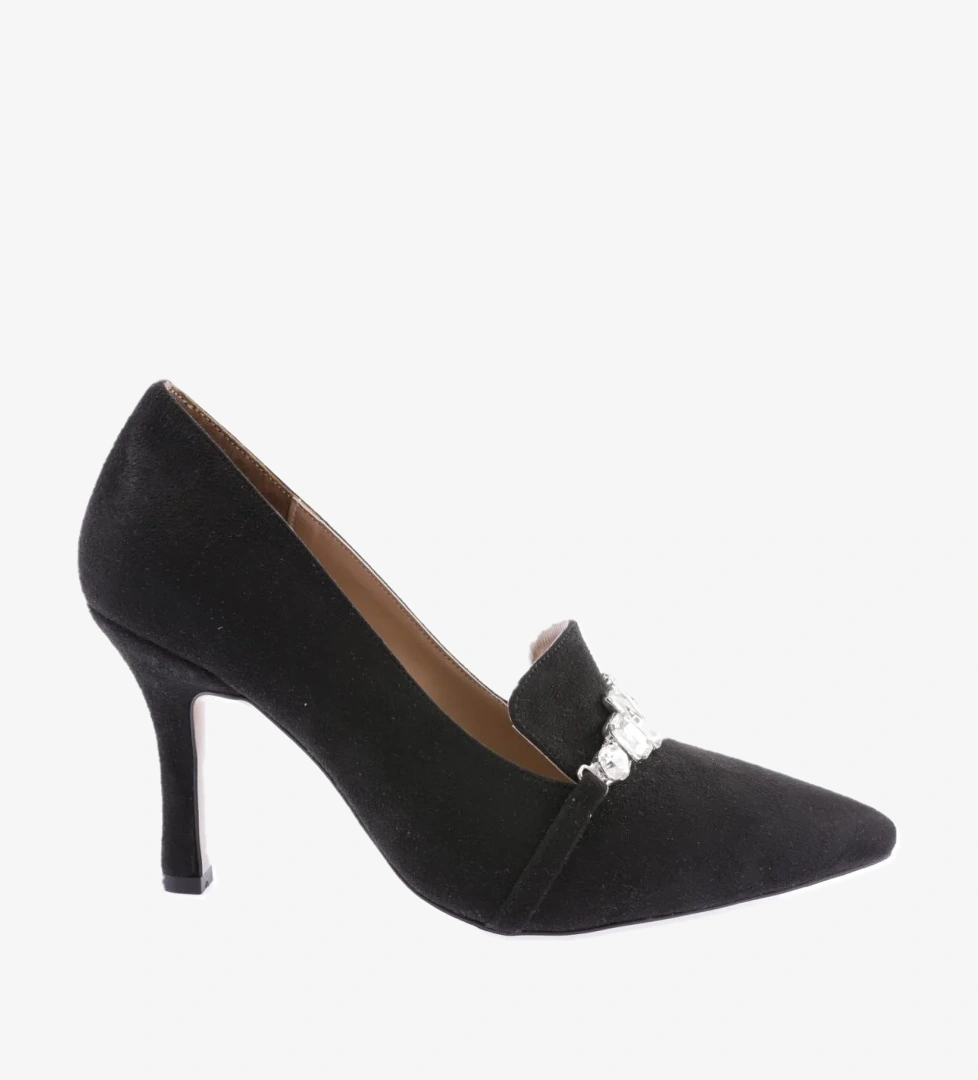 Dgn K3105-22K Kadin Sivri Burun Kristal Taşli İnce Topuklu Ayakkabi model görseli