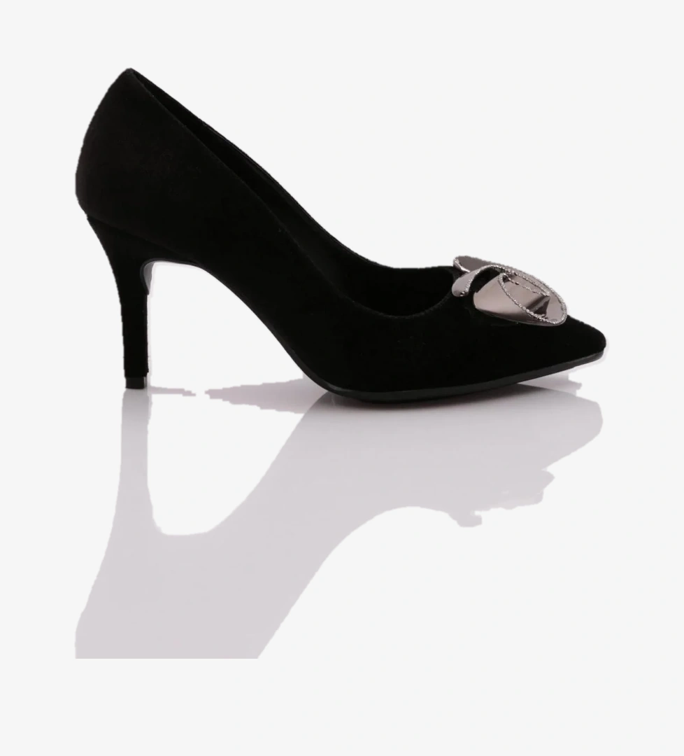 Dgn 36090 Kadin Gül Detayi Topuklu Ayakkabi model görseli