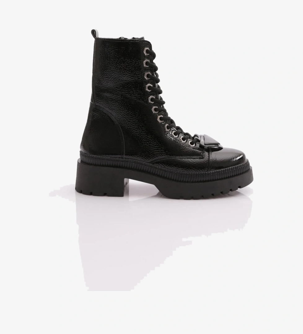 K9088 Kadin Geometrik Aksesuarli Bot - Görsel 1