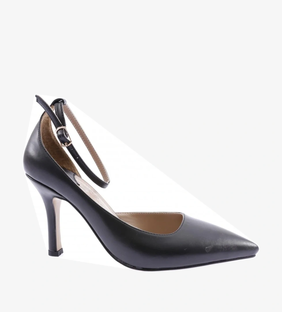 2015-23Y Kadin Bilekten Bağli İnce Topuklu Ayakkabi