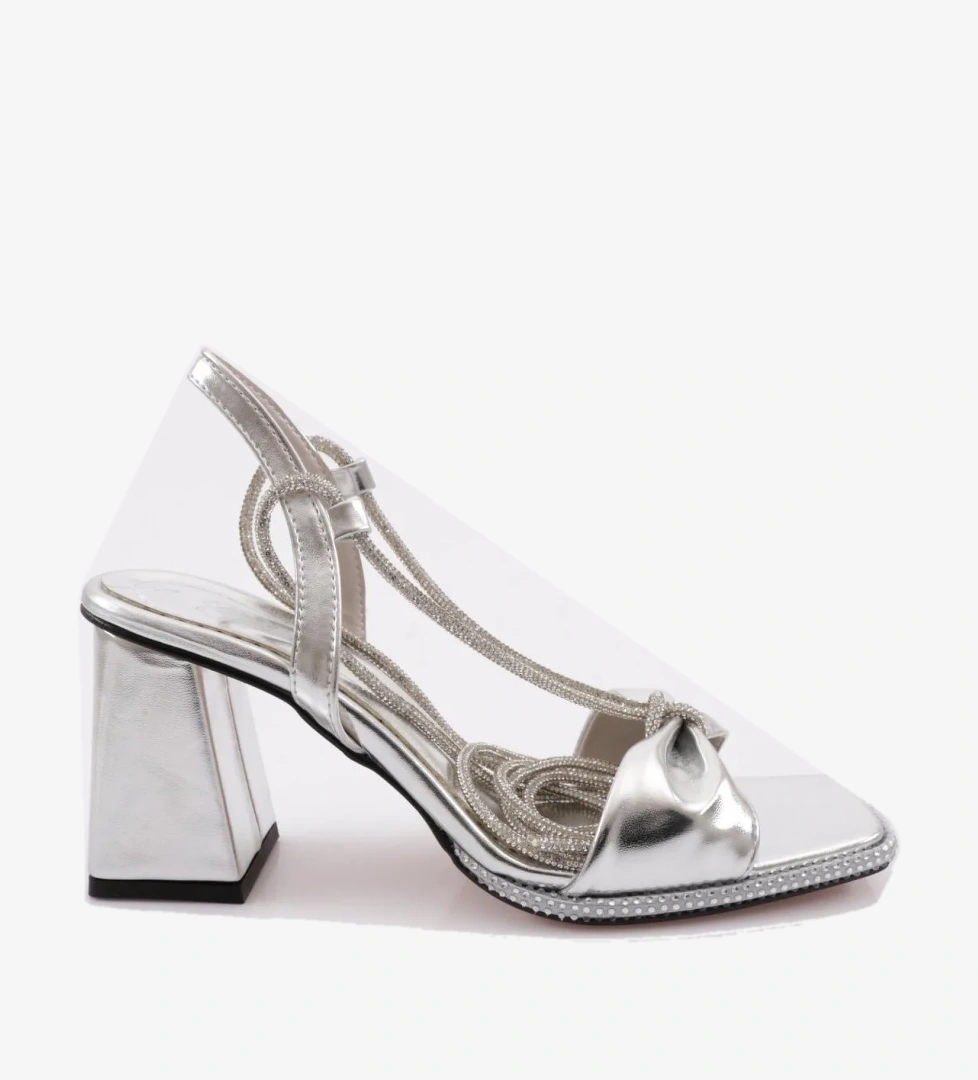 7604 Kadin Kurdela Şerit Taş İpli Abiye