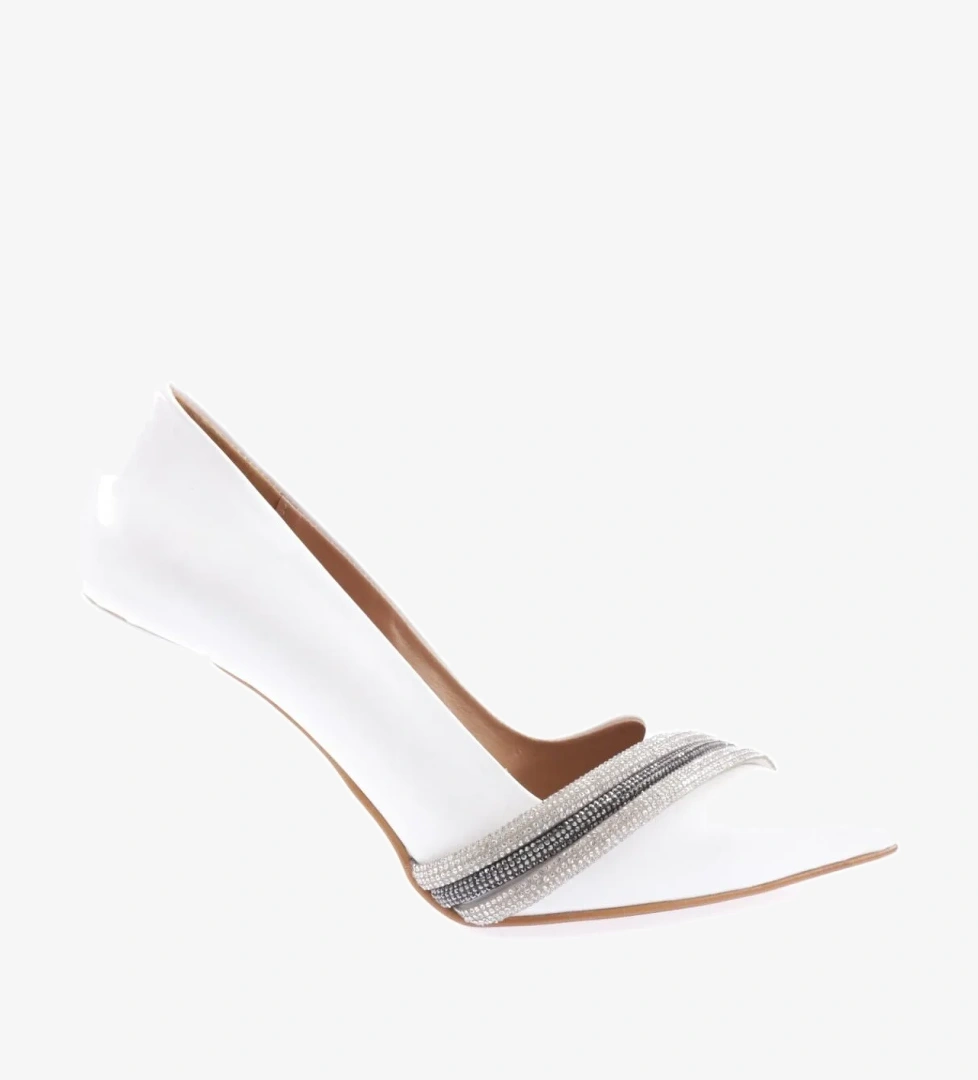 Ysf-05-23Y Kadin Silver Taşli Bantli Abiye Ayakkabi