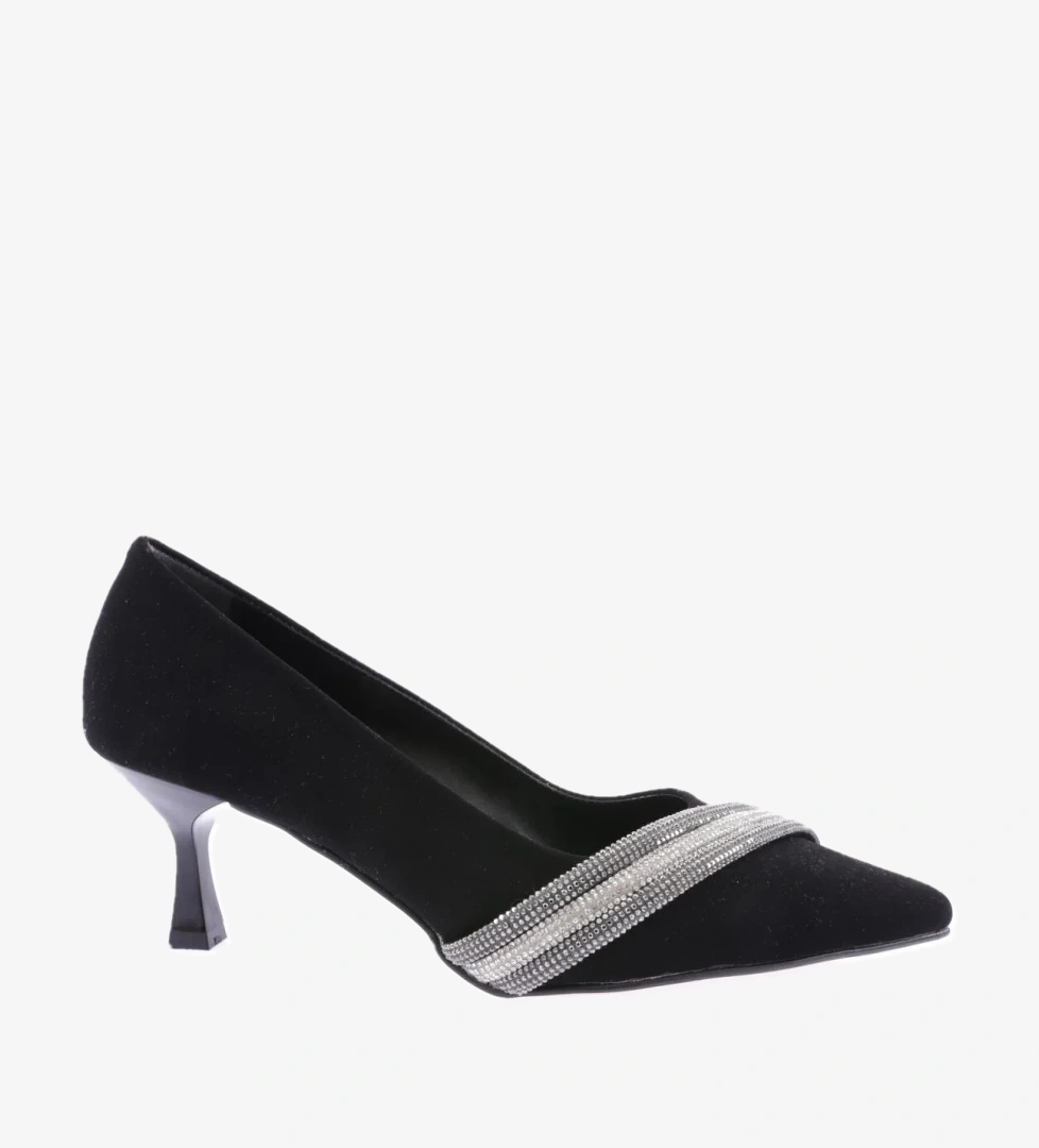 Dgn Fb-47-23y Kadin Silver Taşli Bantli Abiye Ayakkabi model görseli