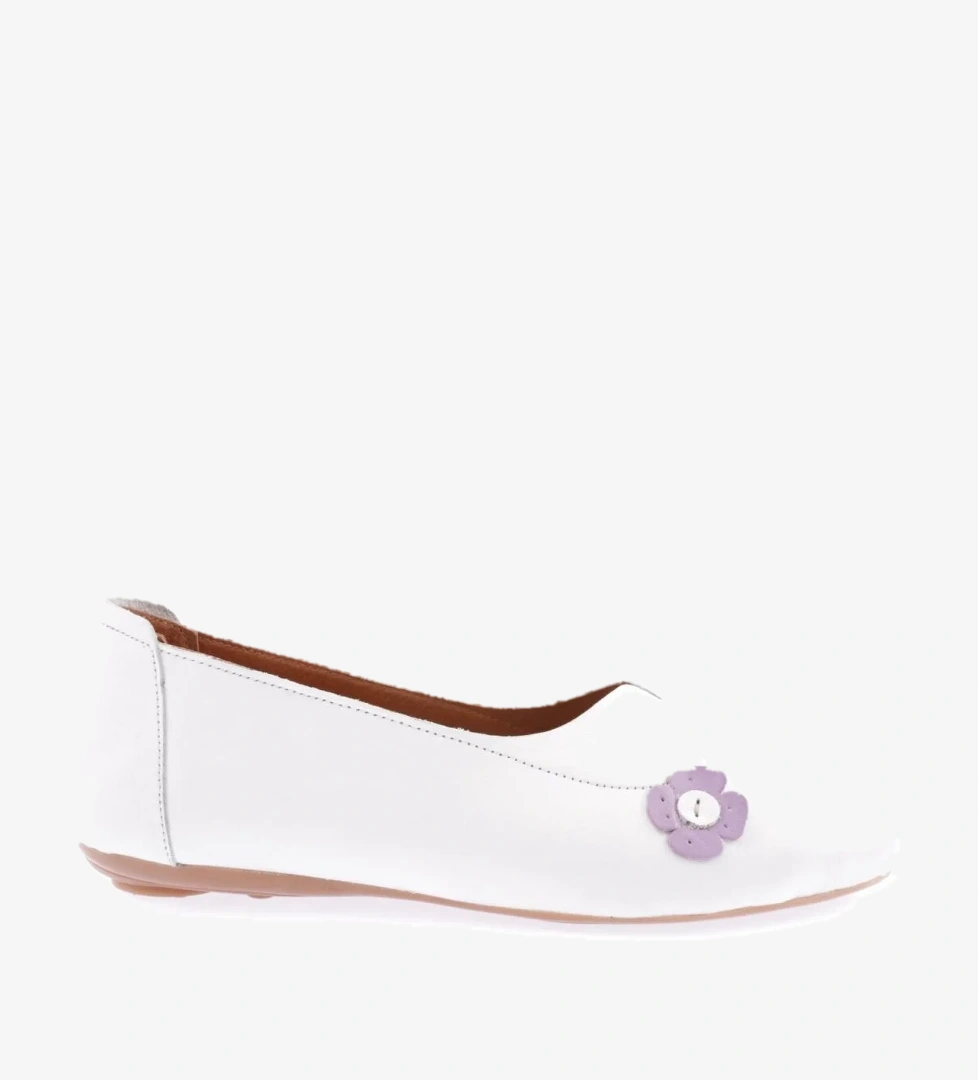 200-23Y Kadin Çiçek Aksesuarli Zenne Babet