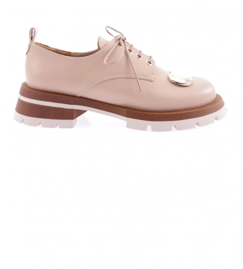 4002 Kadin Aksesuarli Loafer Ayakkabi