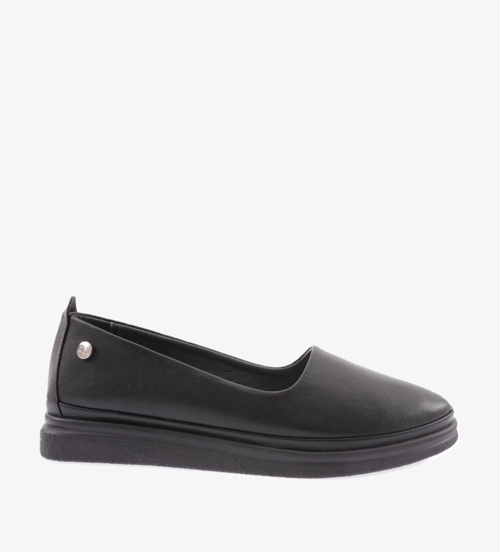 Dgn Dgn Siyah 2082-23Y Kadin Loafer Ayakkabi Casual Ayakkabı | Flo Siyah - 1. görsel