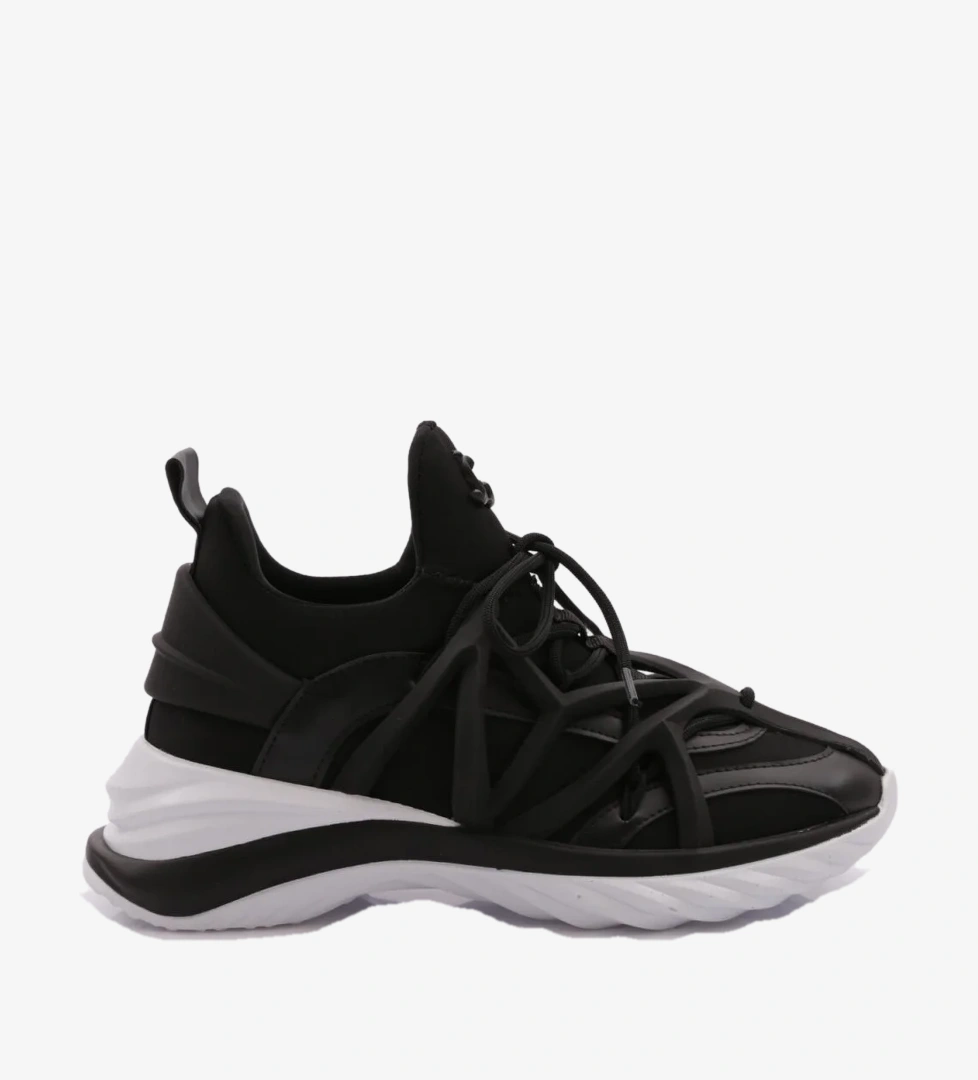 DGN 044 Kadin Bağcikli Sneaker Ayakkabi