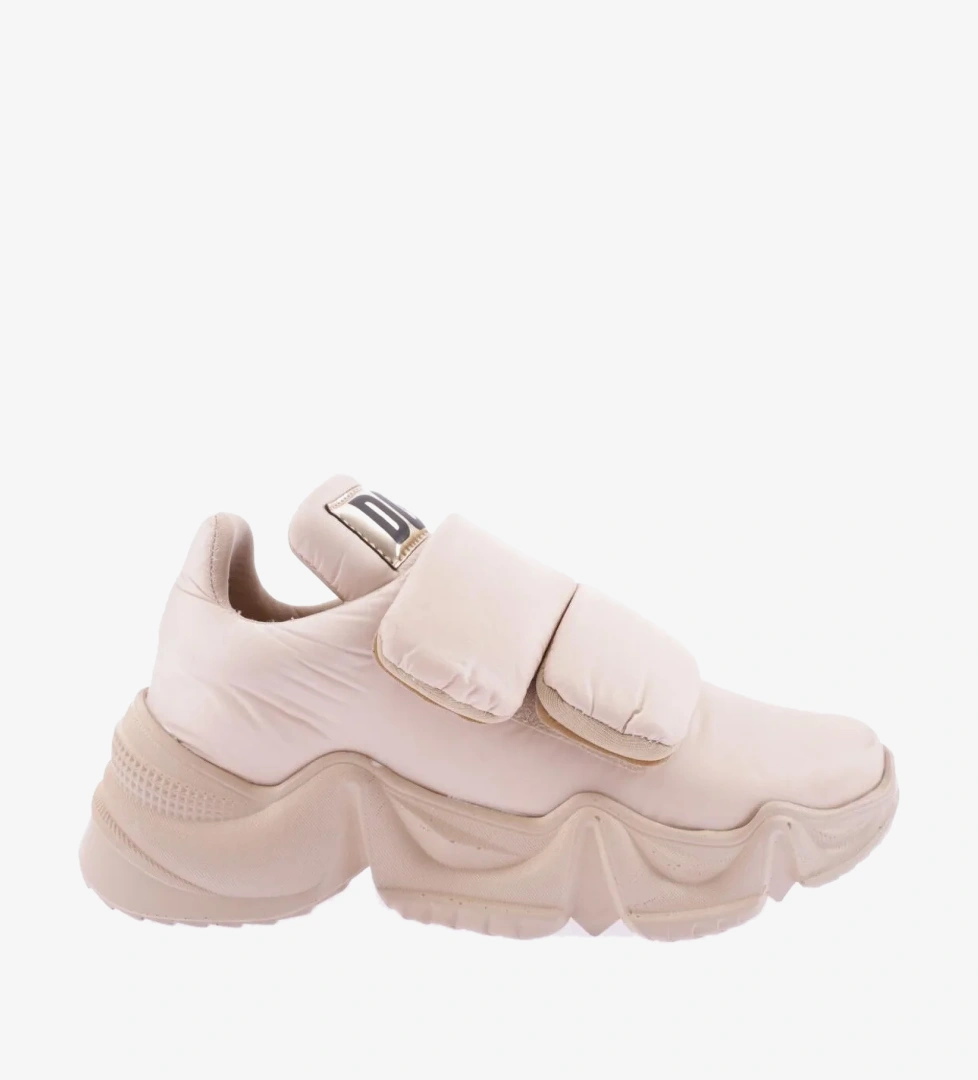 DGN 235-22K Kadin Paraşüt Çift Çirtli Kalin Taban Sneakers Ayakkabi