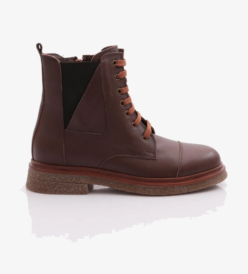 057007 Kadin Yani Lastikli Bağcikli Bot - Görsel 1