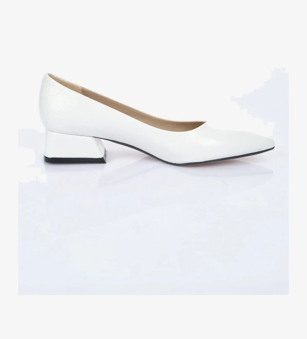 Beyaz Kadın Abiye Ayakkabı PC-52009