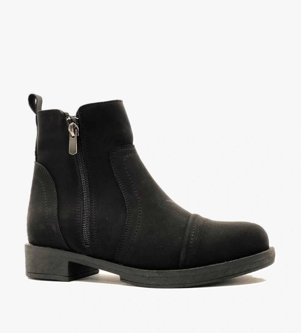 Ayakdaş 3250 Çift Fermuarlı Düz Taban Kadın Bot model görseli