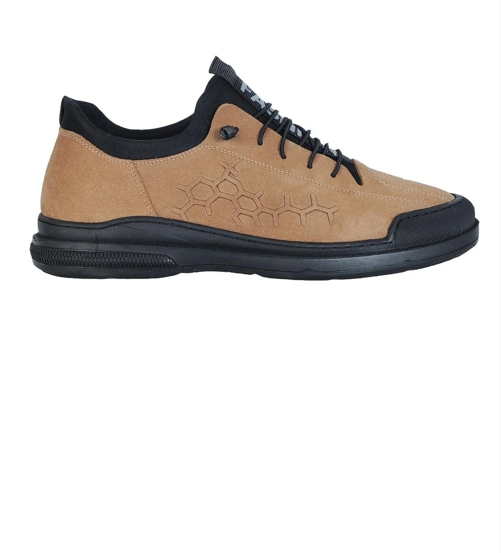 Tardelli̇ Tardelli 3747 Nbk Kum Kauçuk Deri Erkek Casual Ayakkabı model görseli