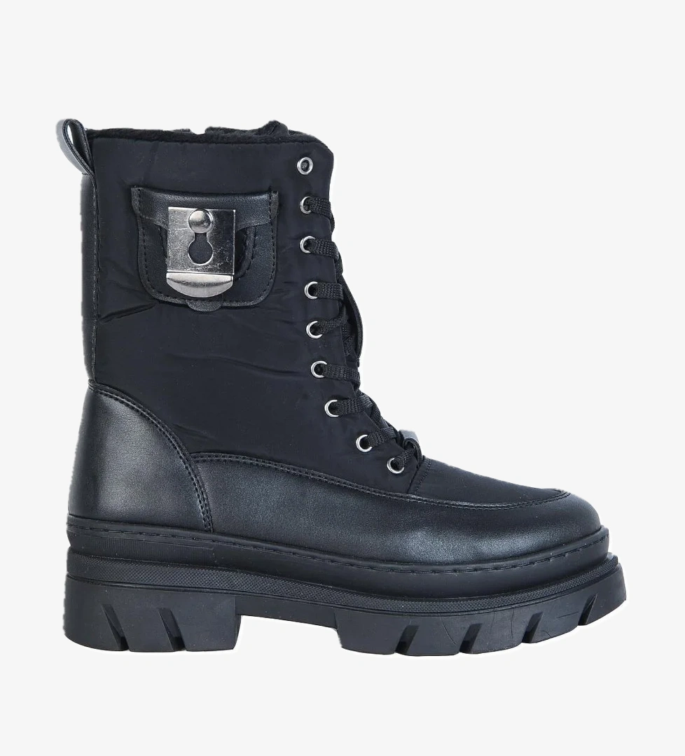 Bulldozer 240905 Siyah Termal Kürklü Kadın Bot model görseli