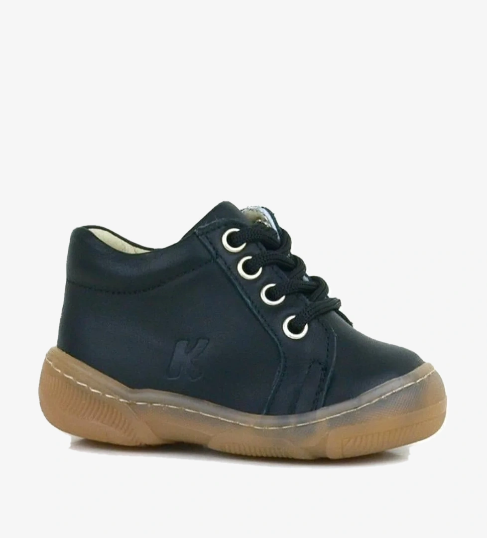 Anatomik Yumuşak Hakiki Deri Fermuarlı Siyah Bebek Bot Ayakkabı - Görsel 1