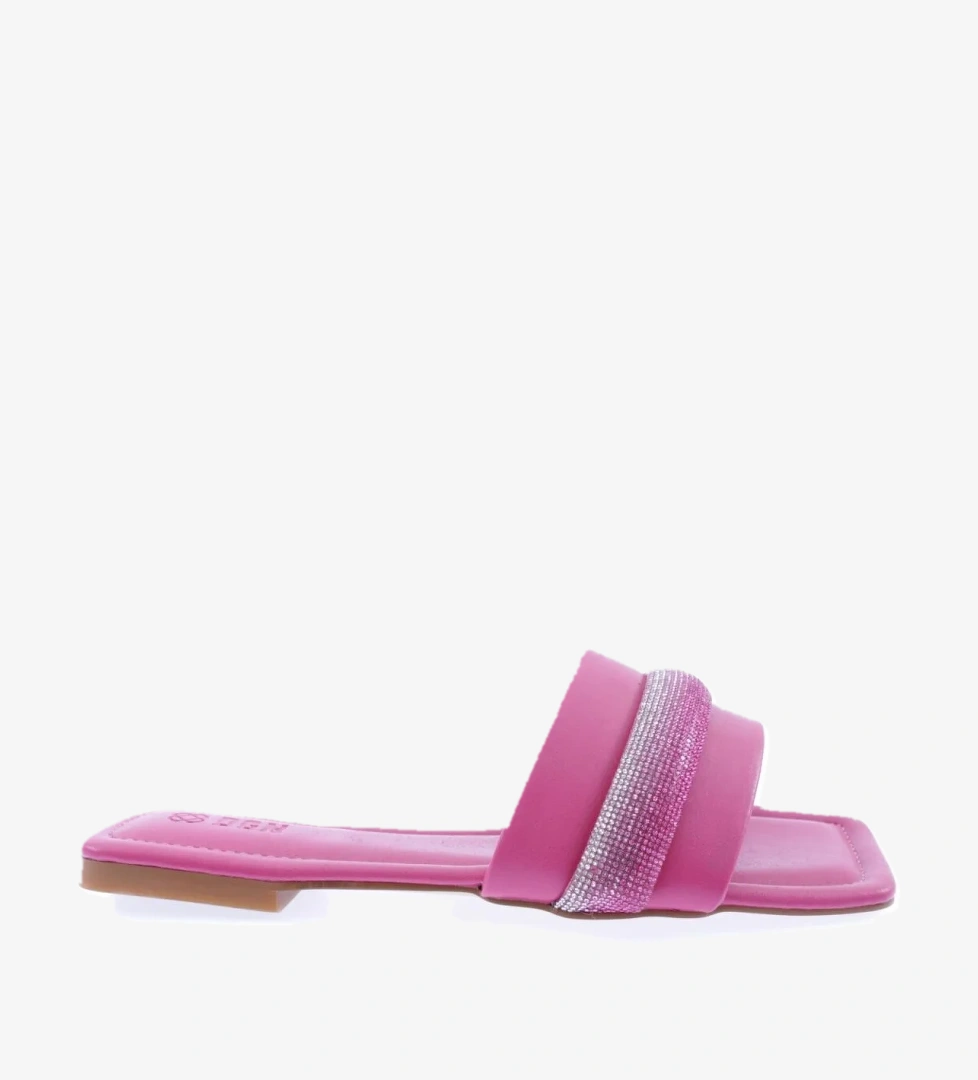 115-23Y Kadin Silver Taşli Terlik