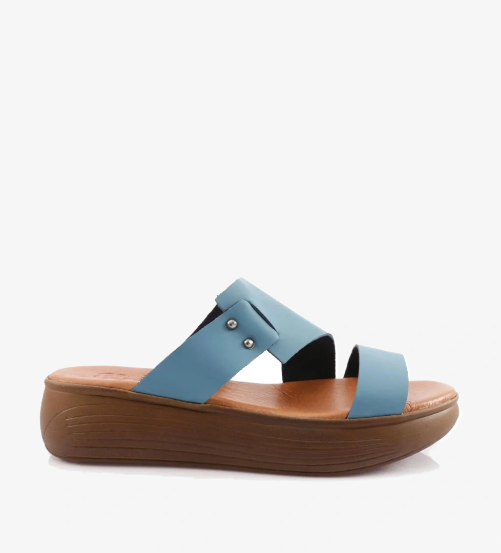 510-23Y Kadin Troklu Kalin Taban Terlik