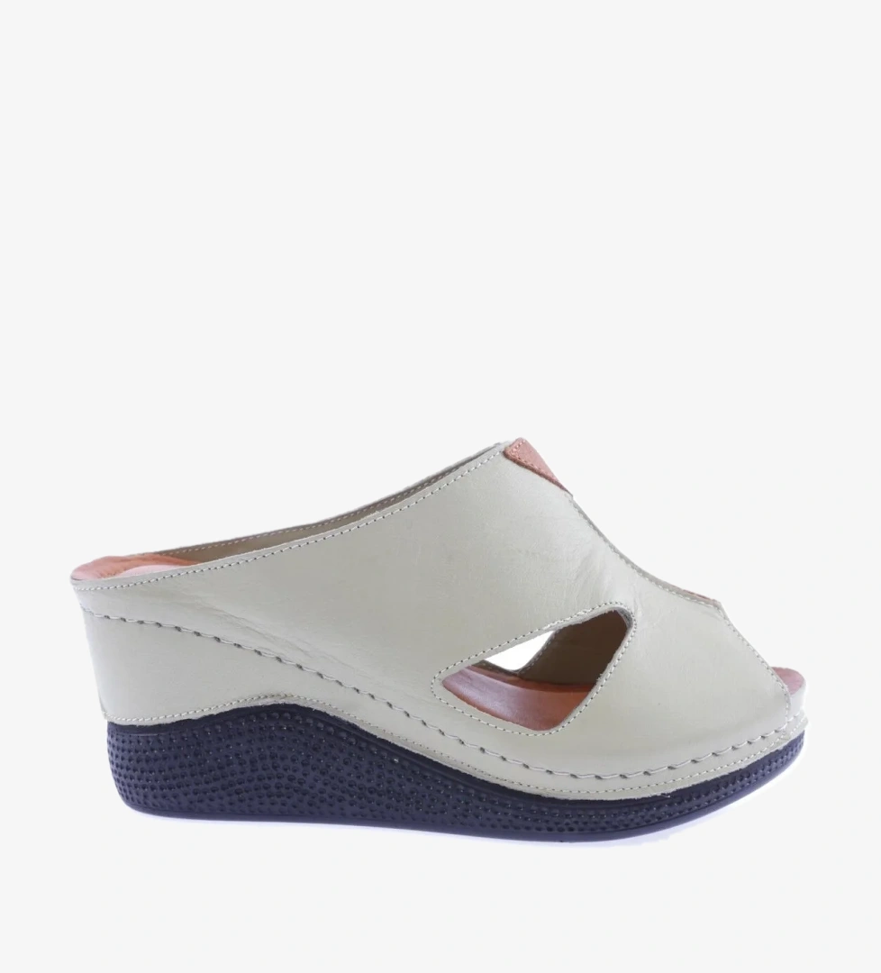 6153 Kadin Kalin Taban Terlik - Görsel 1