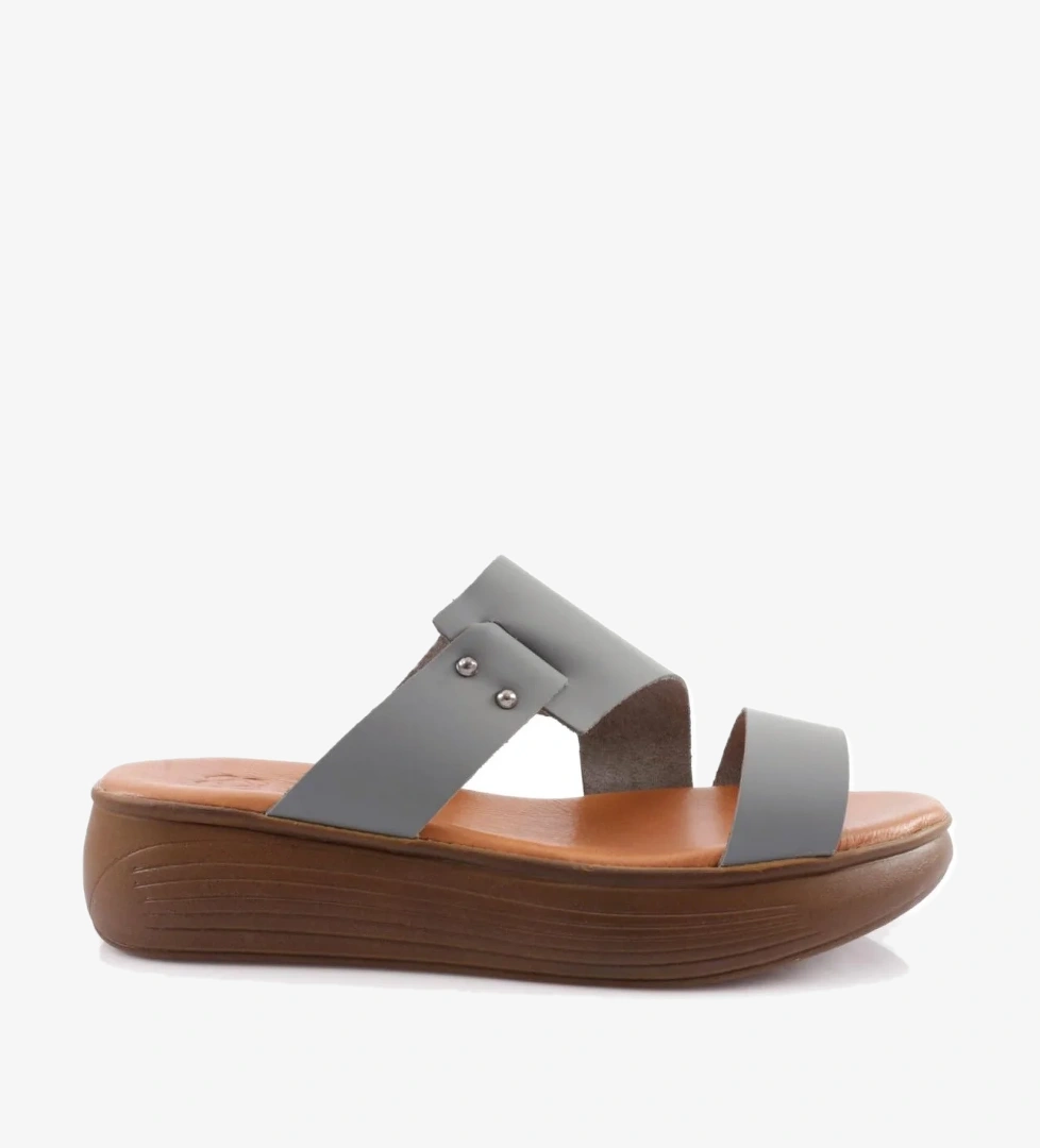 510-23Y Kadin Troklu Kalin Taban Terlik