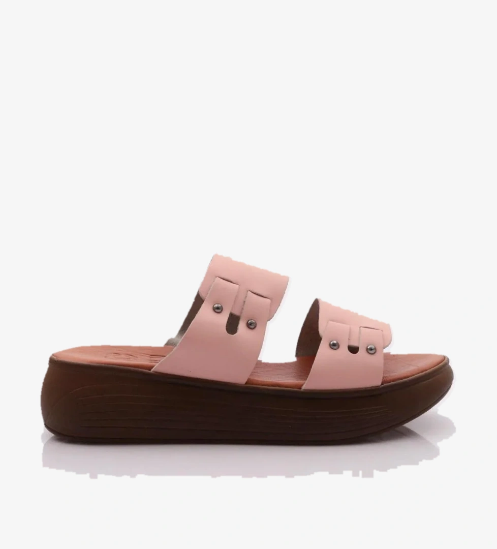 500 Kadin Kalin Sirali Bantli Troklu Kalin Taban Terlik