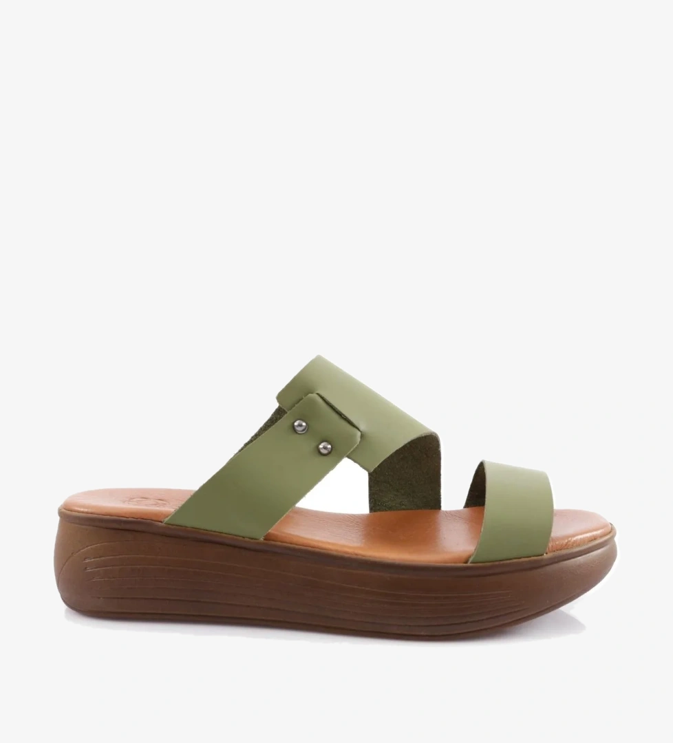 510-23Y Kadin Troklu Kalin Taban Terlik