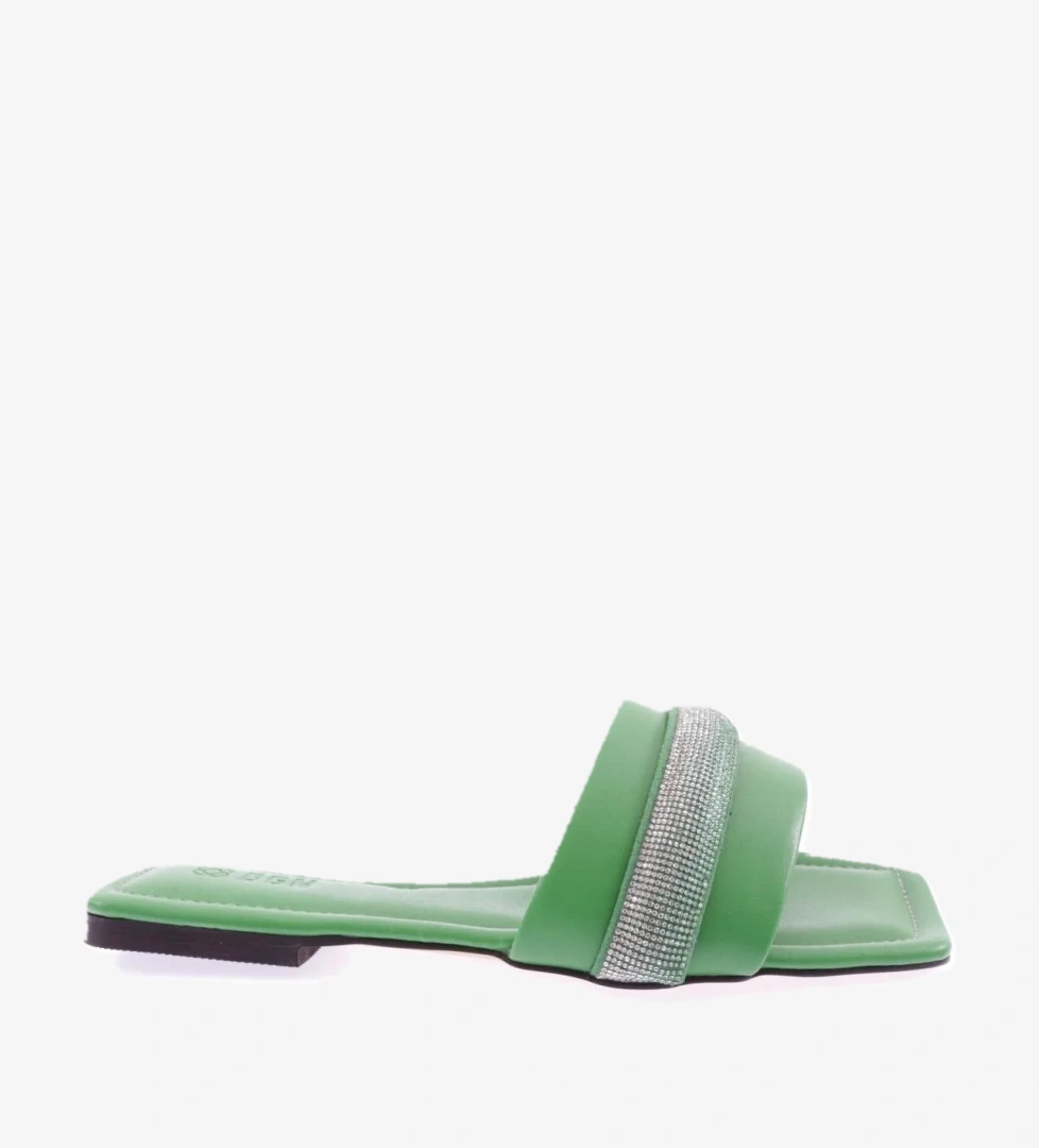 115-23Y Kadin Silver Taşli Terlik