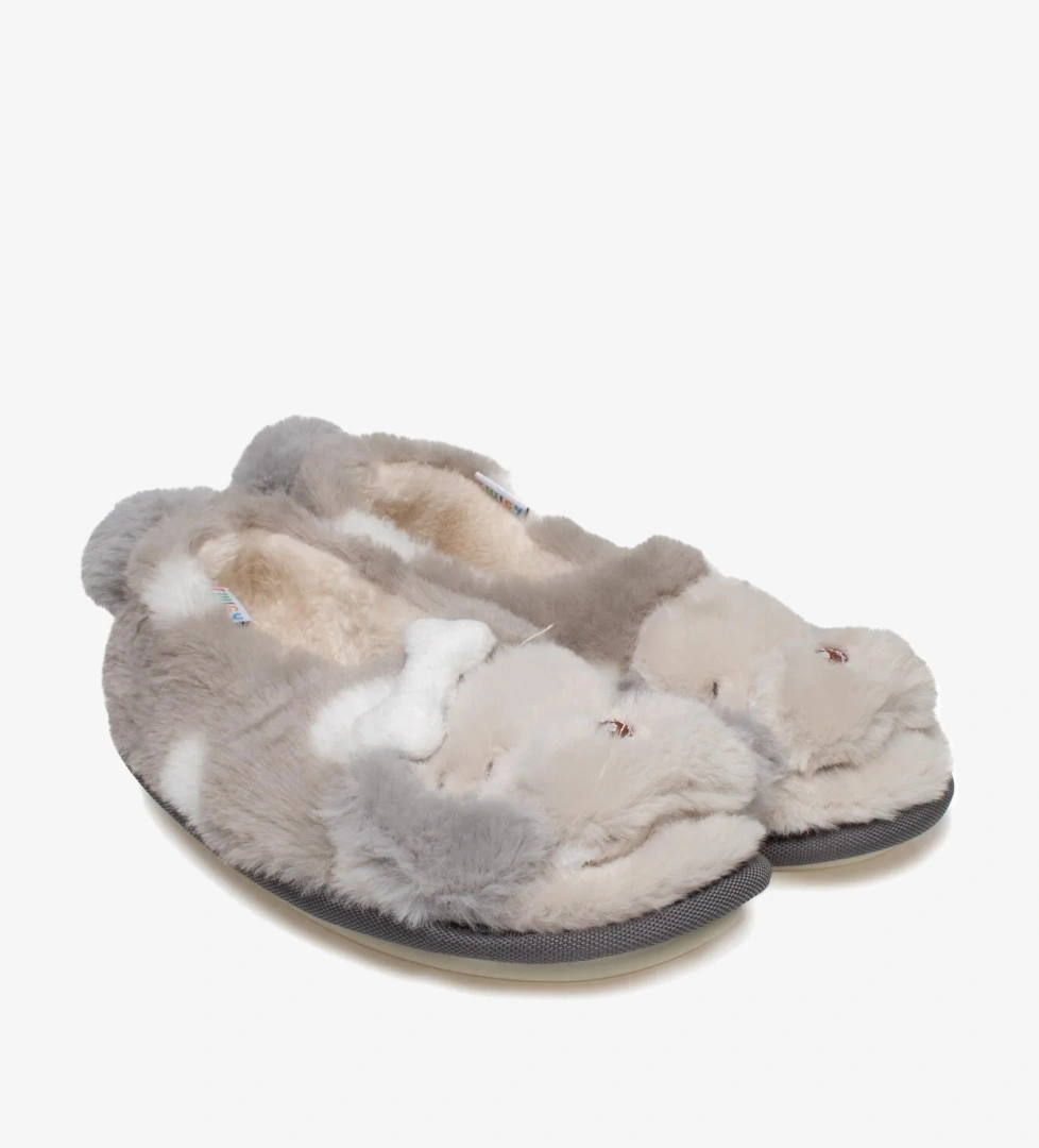 Twigy Cc0800 Tw Yumak Ev Gri Kız Çocuk Panduf - Görsel 1