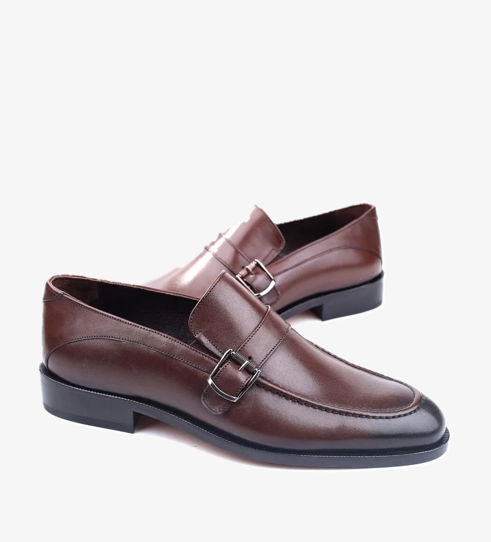 2472 Erkek Klasik Kösele Taban Günlük Deri Ayakkabı