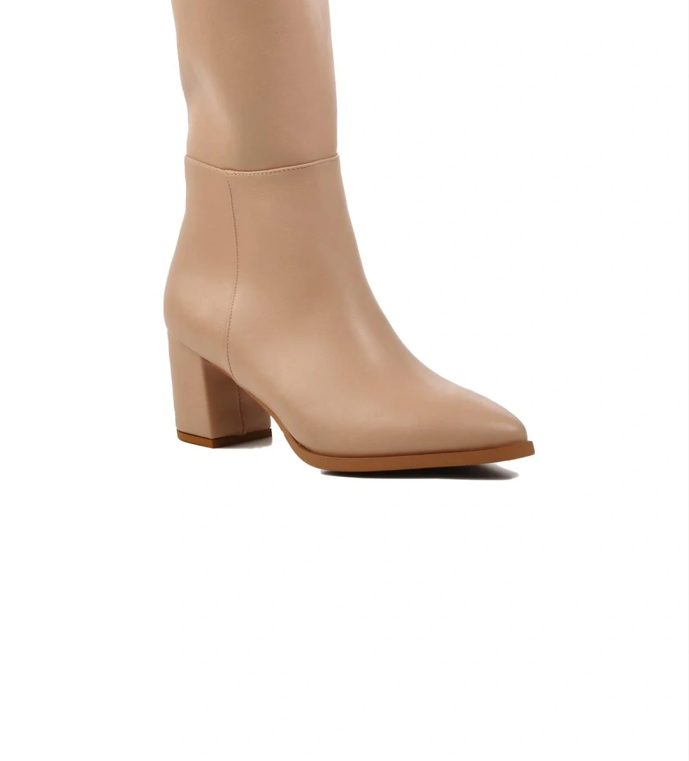 Ayakmod 343071 Nude İçi Polarlı Kadın Topuklu Çizme model görseli