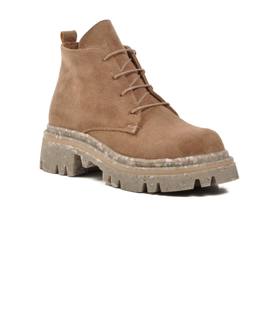 561188 Vizon Süet İçi Polarlı Kadın Bot