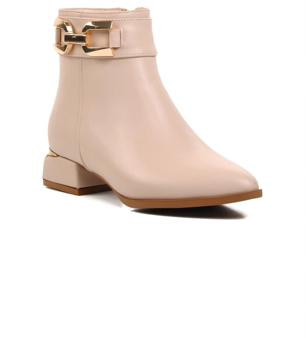 248035 Bej İçi Polarlı Kadın Bot