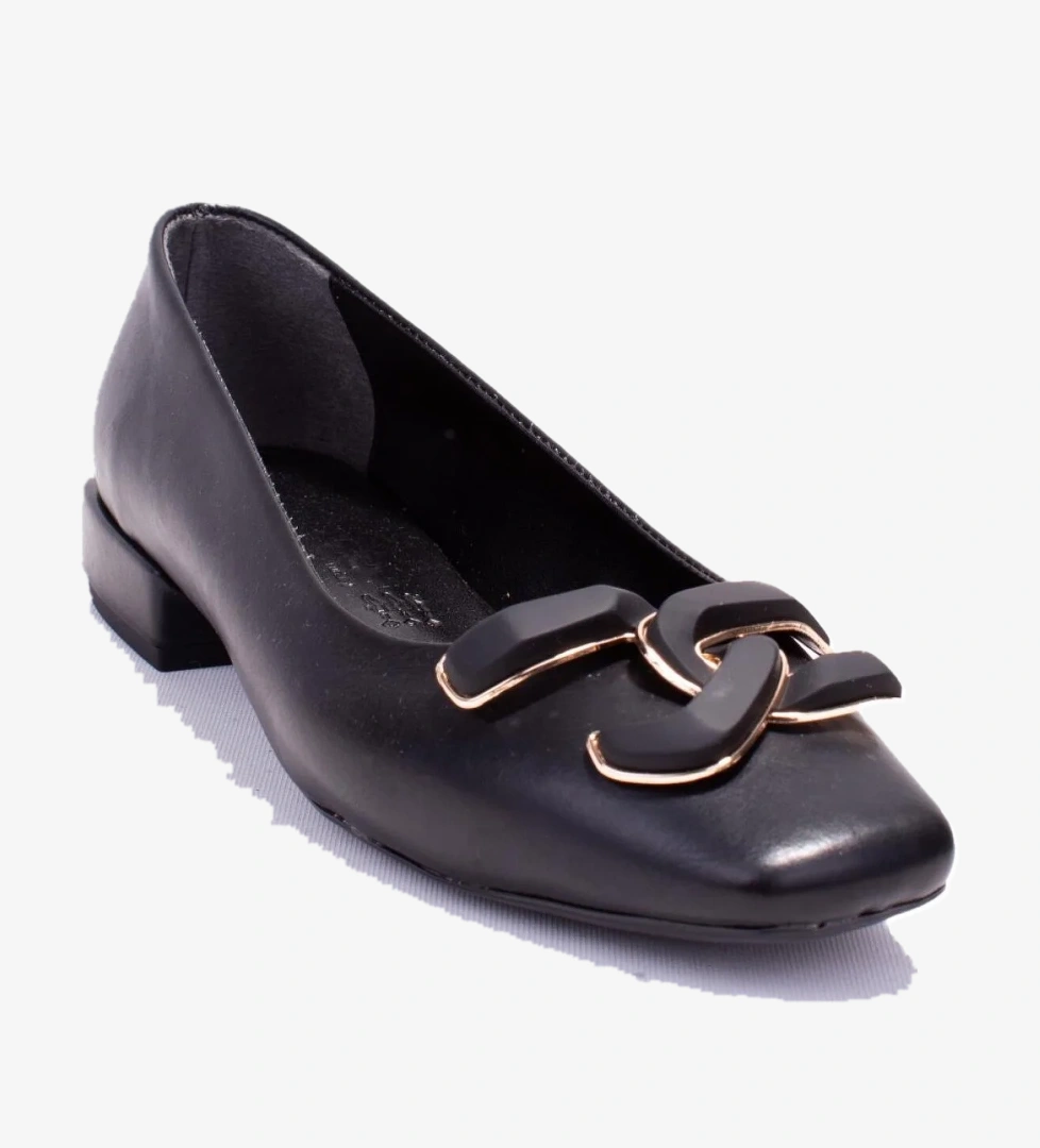 Dagoster DZA07-8243606 Siyah Klasik Topuklu Kadın Ayakkabı model görseli