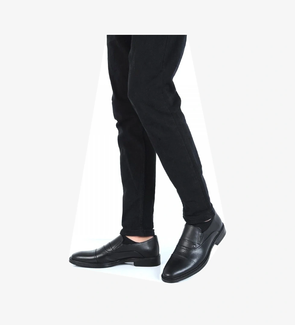 Berenni Ayakkabımood M 575 Siyah Deri Termo Taban Erkek Ayakkabı model görseli