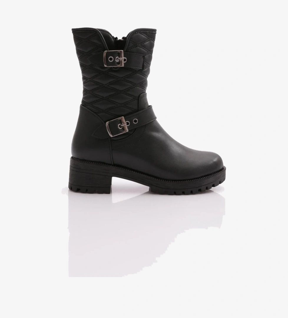 Dgn DGN Siyah 610 Kadin Çizme Flo'da! Siyah - 1. görsel