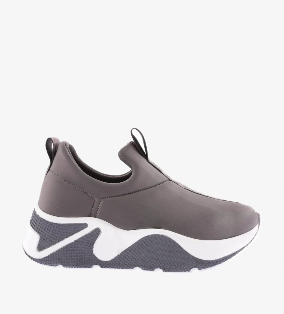 Dgn 3044-22K Kadin Kalin Taban Silvert Taşli Sneakres Ayakkabi model görseli