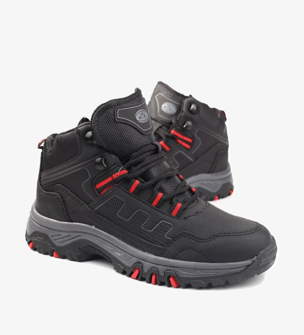 888 Kürklü Kaymaz Taban Erkek Çocuk Outdoor Bot - Görsel 1