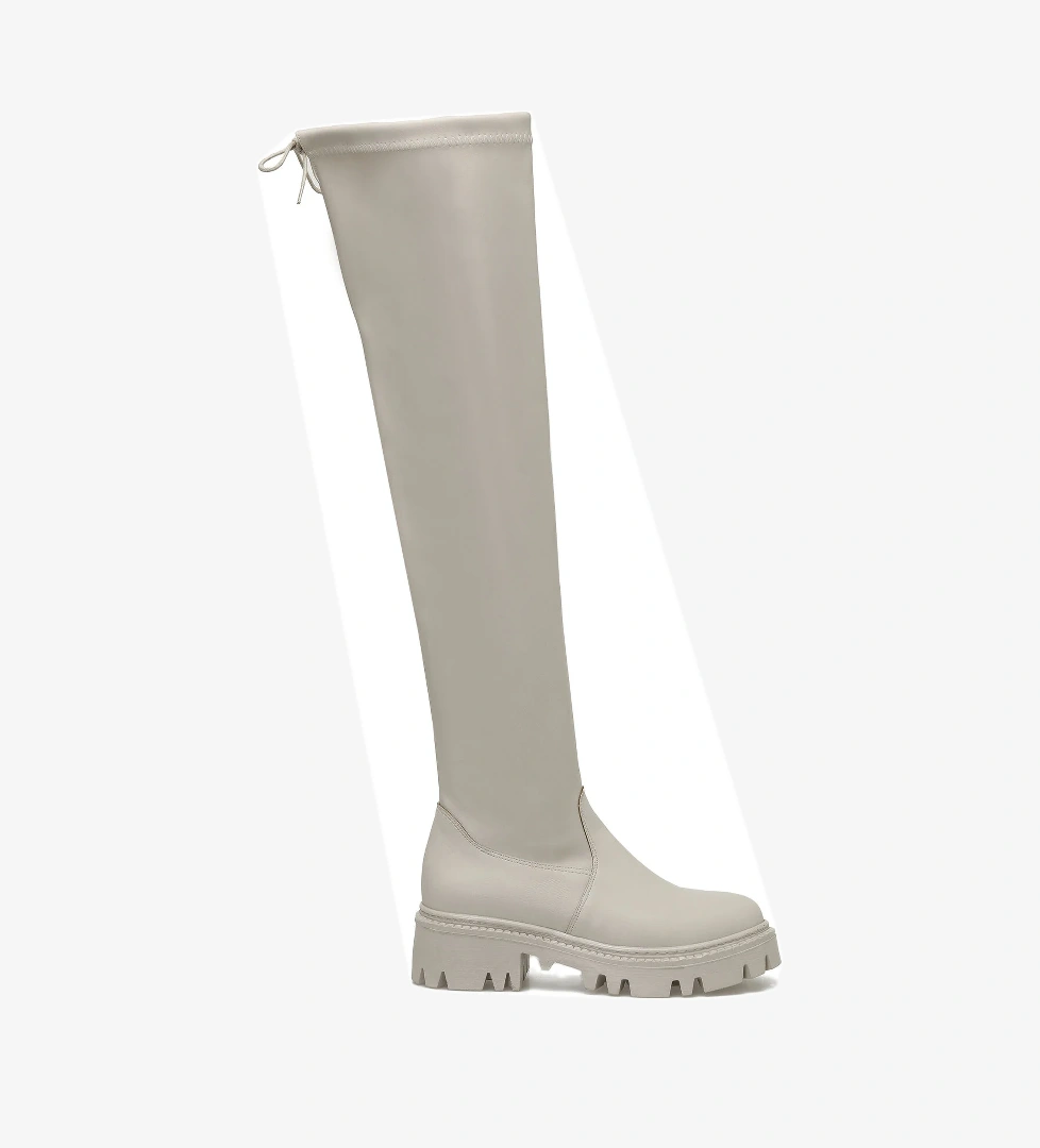 NOVA 3PR Bej Kadın Çizme - Görsel 1