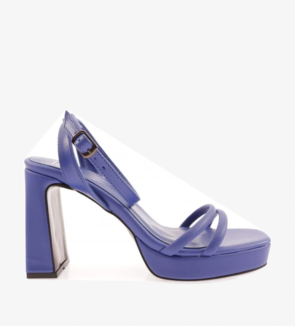 71 Kadin Bantli Topuklu Ayakkabi - Görsel 1