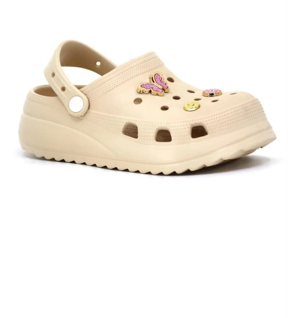 Sonimix EZ0129-01 Sabo Doktor ve Hemşire Terliği Kalın Taban Ortapedik Kadın Terlik