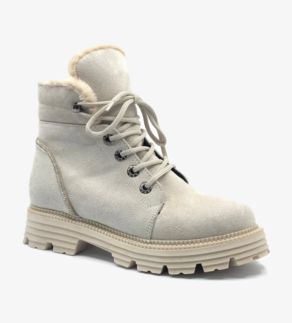 Arkası Taş Tetaylı Postal Kadın Bot - Görsel 1