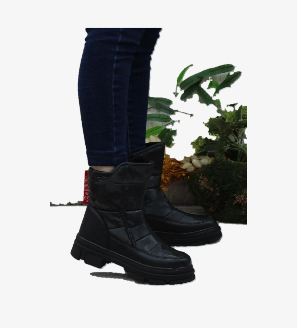 820 Anatomik Sıcak Astar Kaymaz Taban Kız Çocuk Bot - Görsel 1