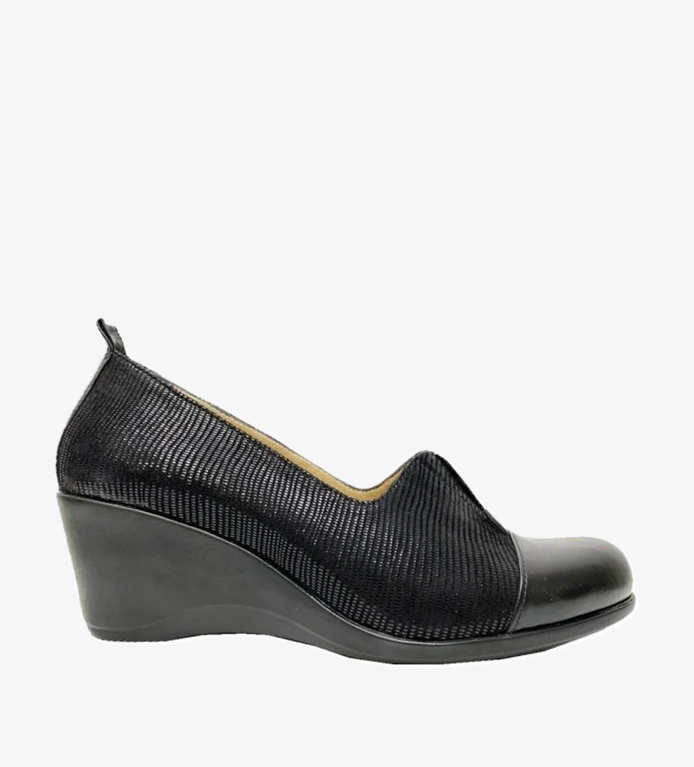 Nish Exclusive 910 Kadın Hakiki Deri Topuklu Klasik Ayakkabı