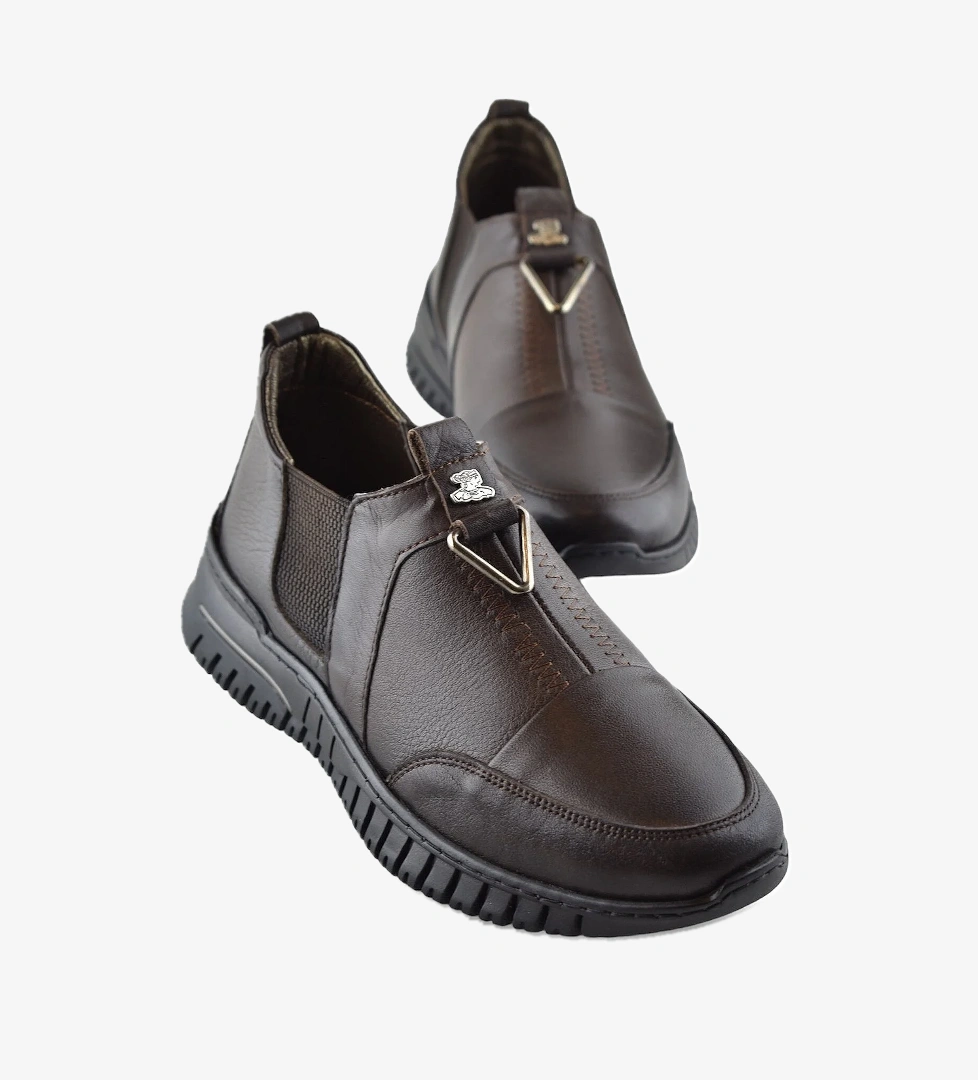 1933 Tam Ortopedik Hakiki Deri Kadın Kışlık Ayakkabı Anne Kışlık Deri Ayakkabı