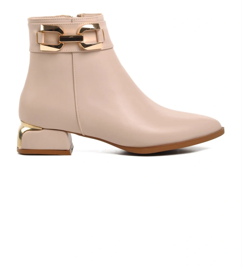 248035 Bej İçi Polarlı Kadın Bot