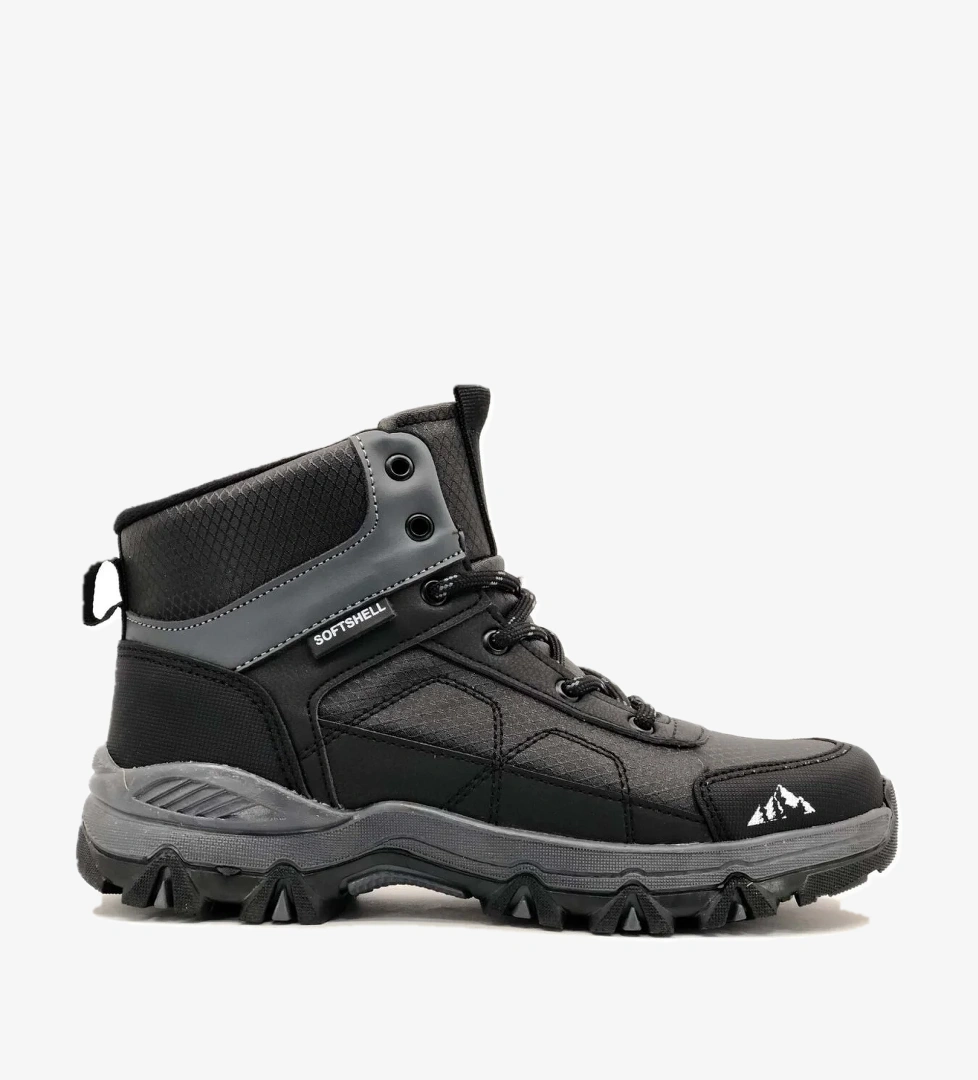 Cool Alfa Siyah Kauçuk Taban Kaymaz Softshell Outdoor Bot model görseli