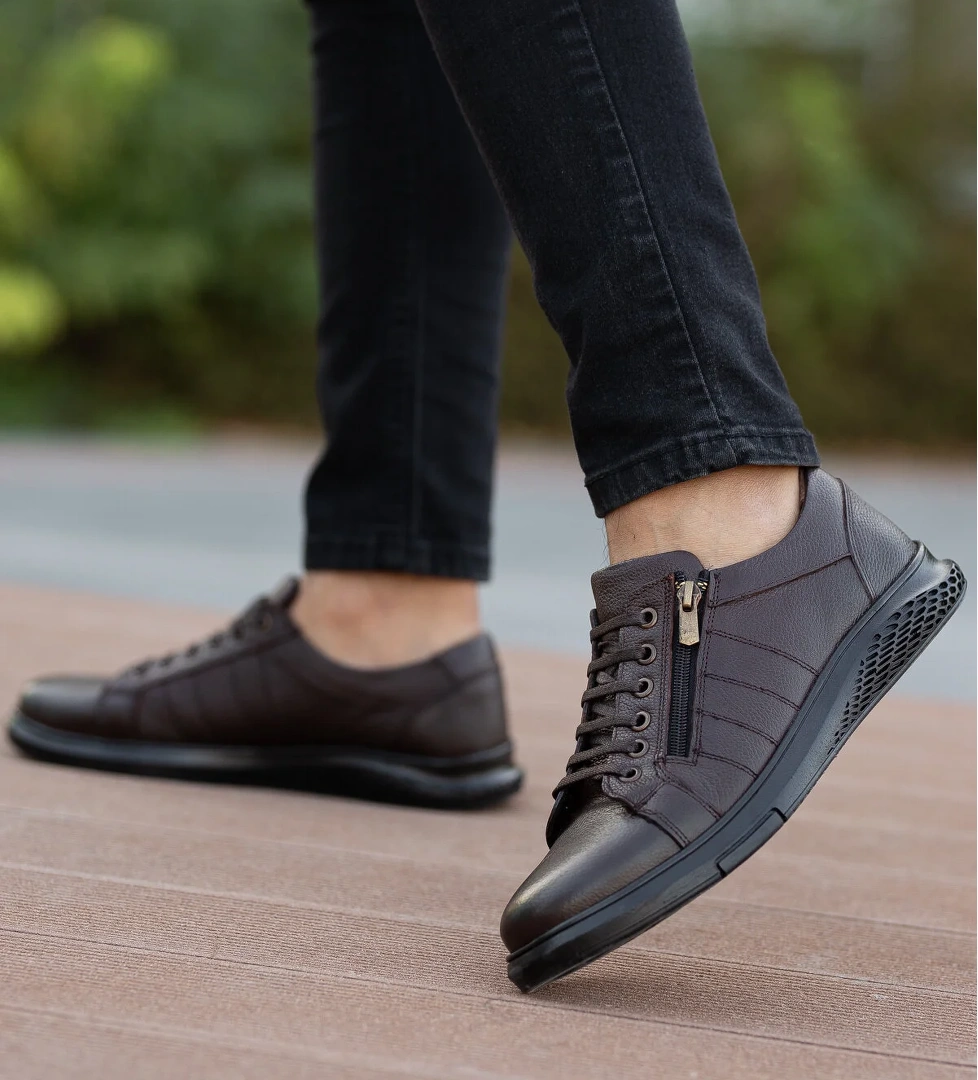 Daxtors D262 Günlük Ortopedik Hakiki Deri Erkek Ayakkabı model görseli