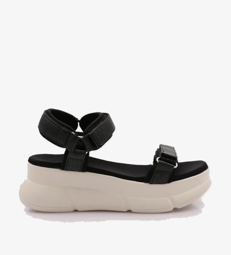 4945 Kadin Kalin Topuklu Sandalet - Görsel 1