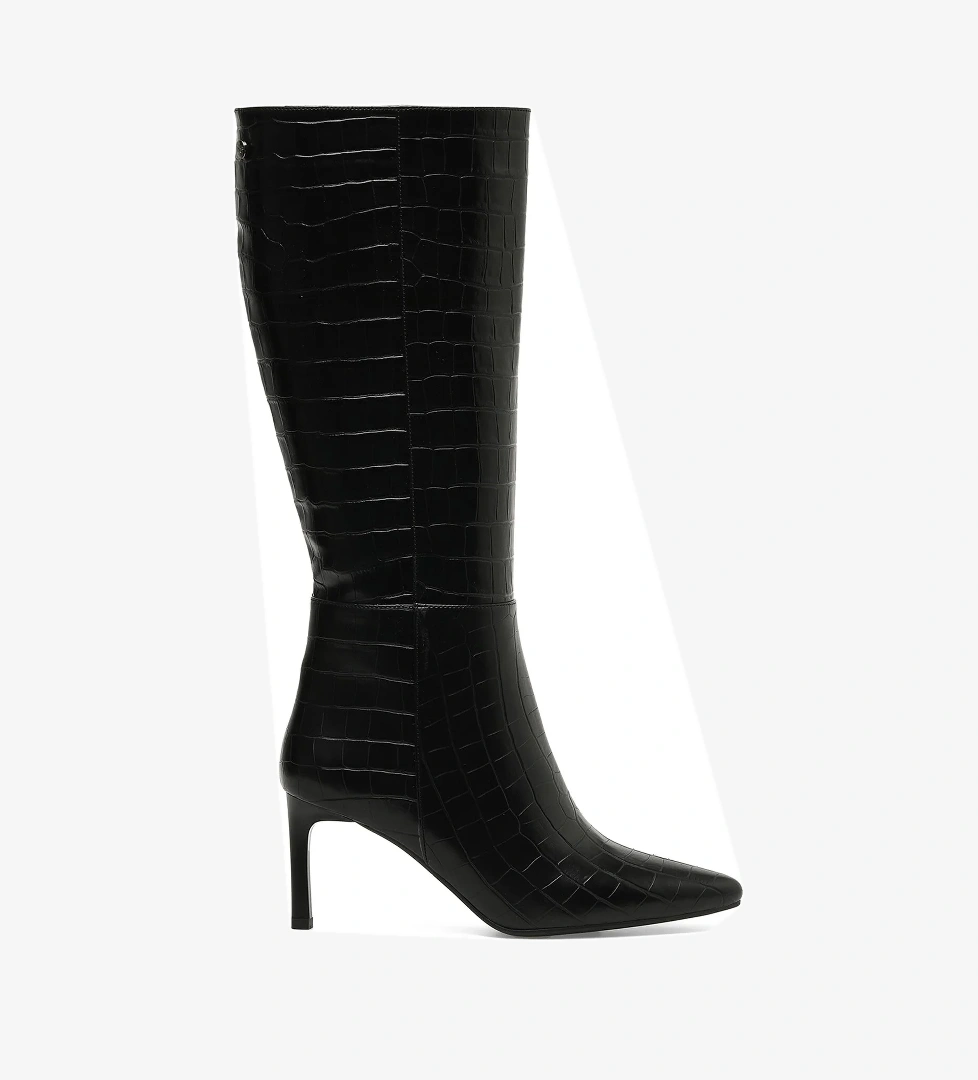 INCI ADORY 3PR Siyah Kadın Topuklu Çizme - Görsel 1